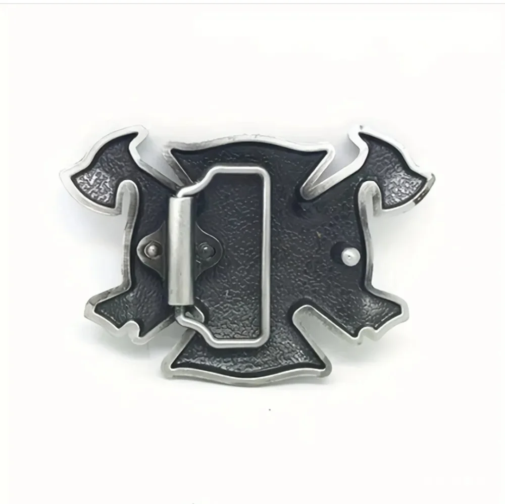 New firefighter men's belt buckle fire department